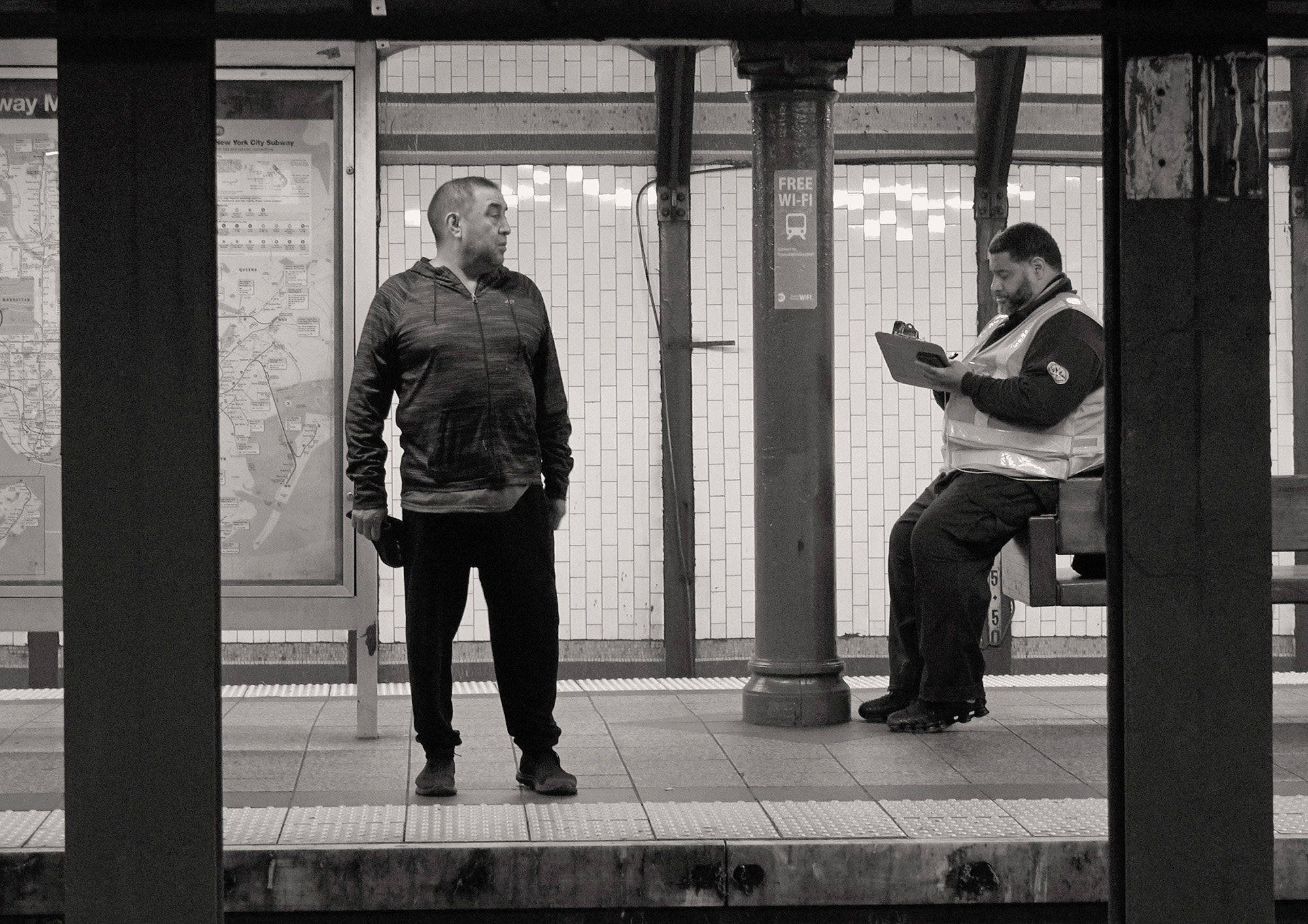 Christoph Radke, New York City, Subway, 2016